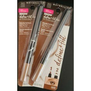 (2-Pack) MAYBELLINE DEFINE + FILL 265 AUBURN BY